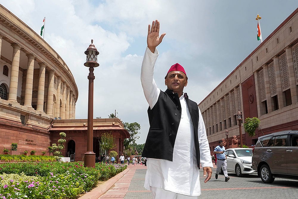 | Photo: PTI/Manvender Vashist Lav : Akhilesh Yadav 